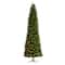 11ft. Pre-Lit Slim Green Mountain Pine Artificial Christmas Tree, Clear LED Lights